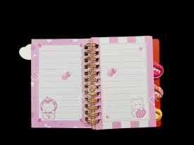 Libreta con separadores CORAZONES